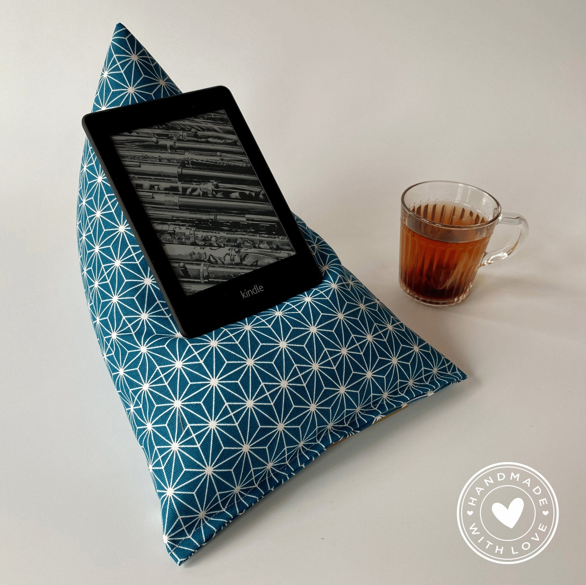 Green Stars iPad Cushion - katywebsterhomeware