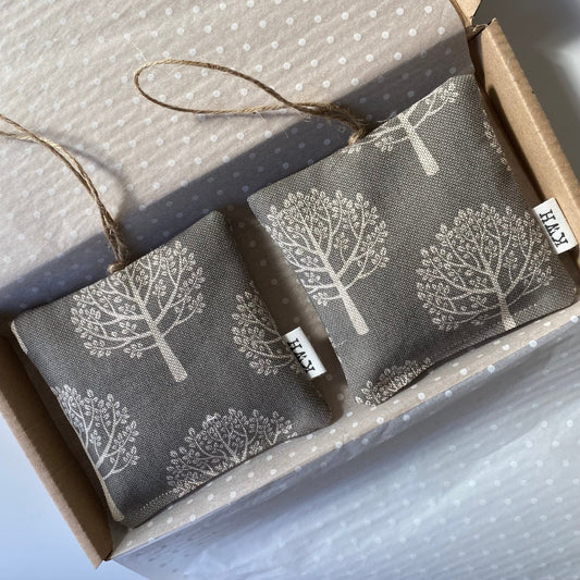 Grey Mulberry Lavender Bags in Gift Box (2 Pk) - katywebsterhomeware