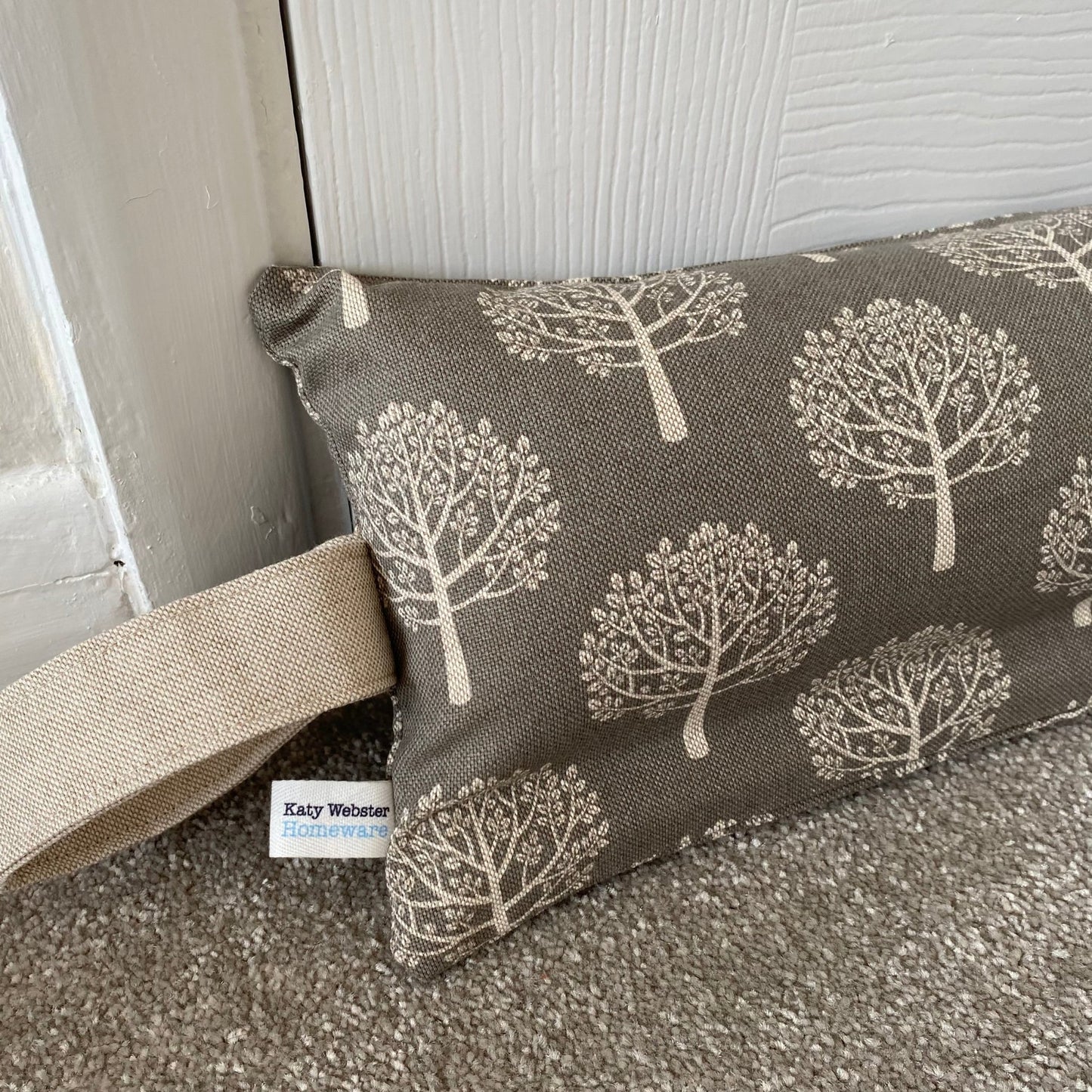 Grey Mulberry Weighted Draught Excluder - katywebsterhomeware