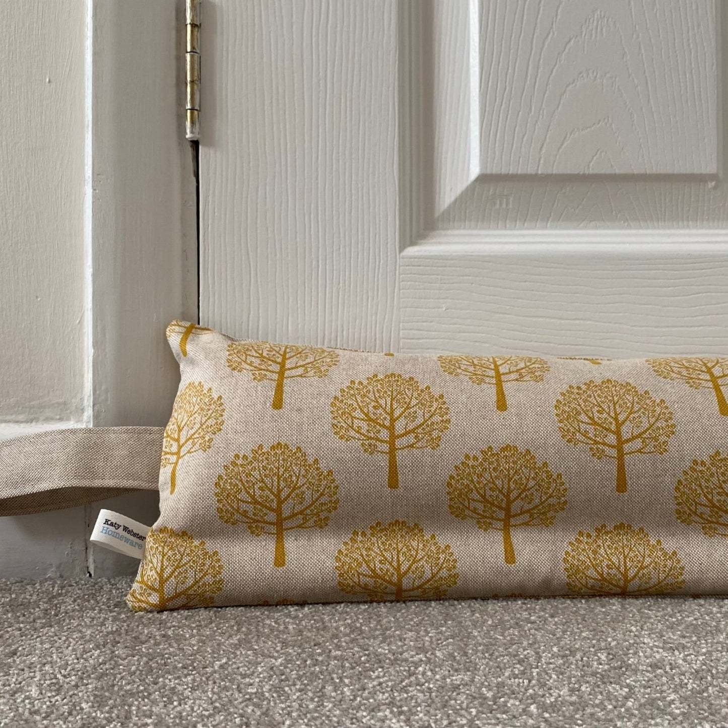 Grey Mulberry Weighted Draught Excluder - katywebsterhomeware