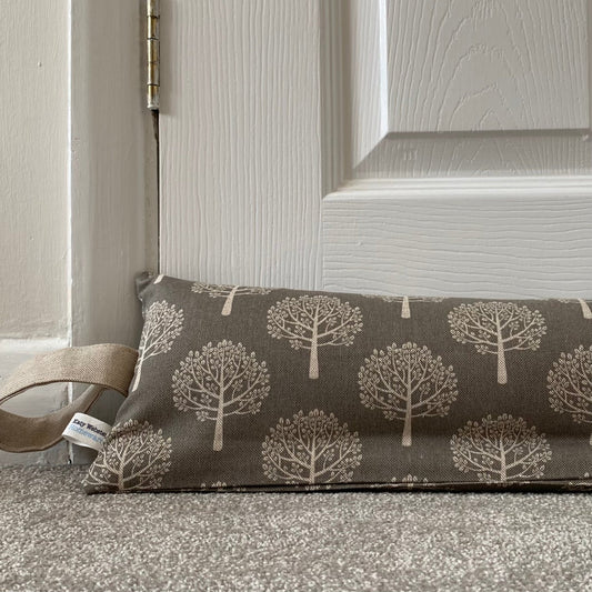 Grey Mulberry Weighted Draught Excluder - katywebsterhomeware