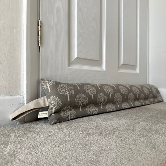 Grey Mulberry Weighted Draught Excluder