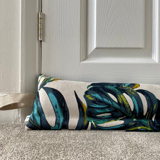 Monstera Weighted Draught Excluder