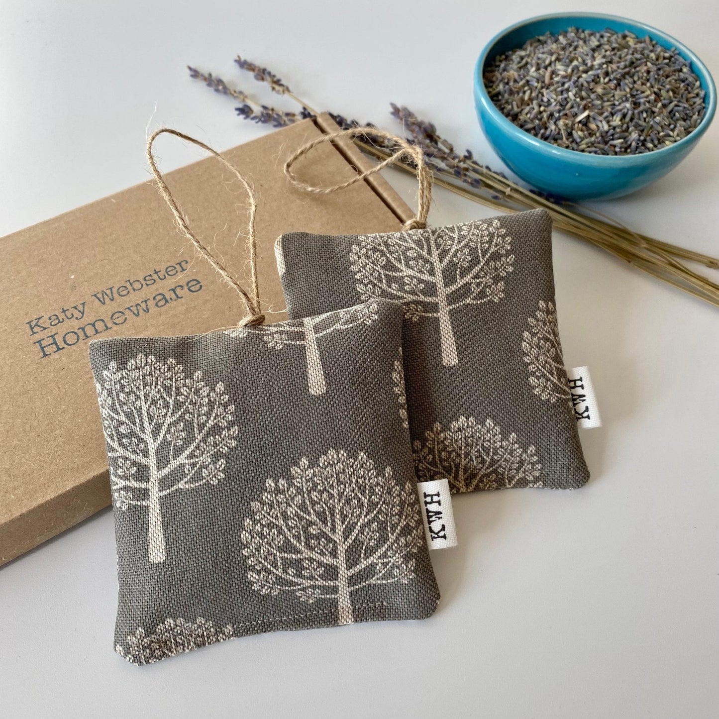 Ochre Mulberry Lavender Bags in Gift Box (2 Pk) - katywebsterhomeware