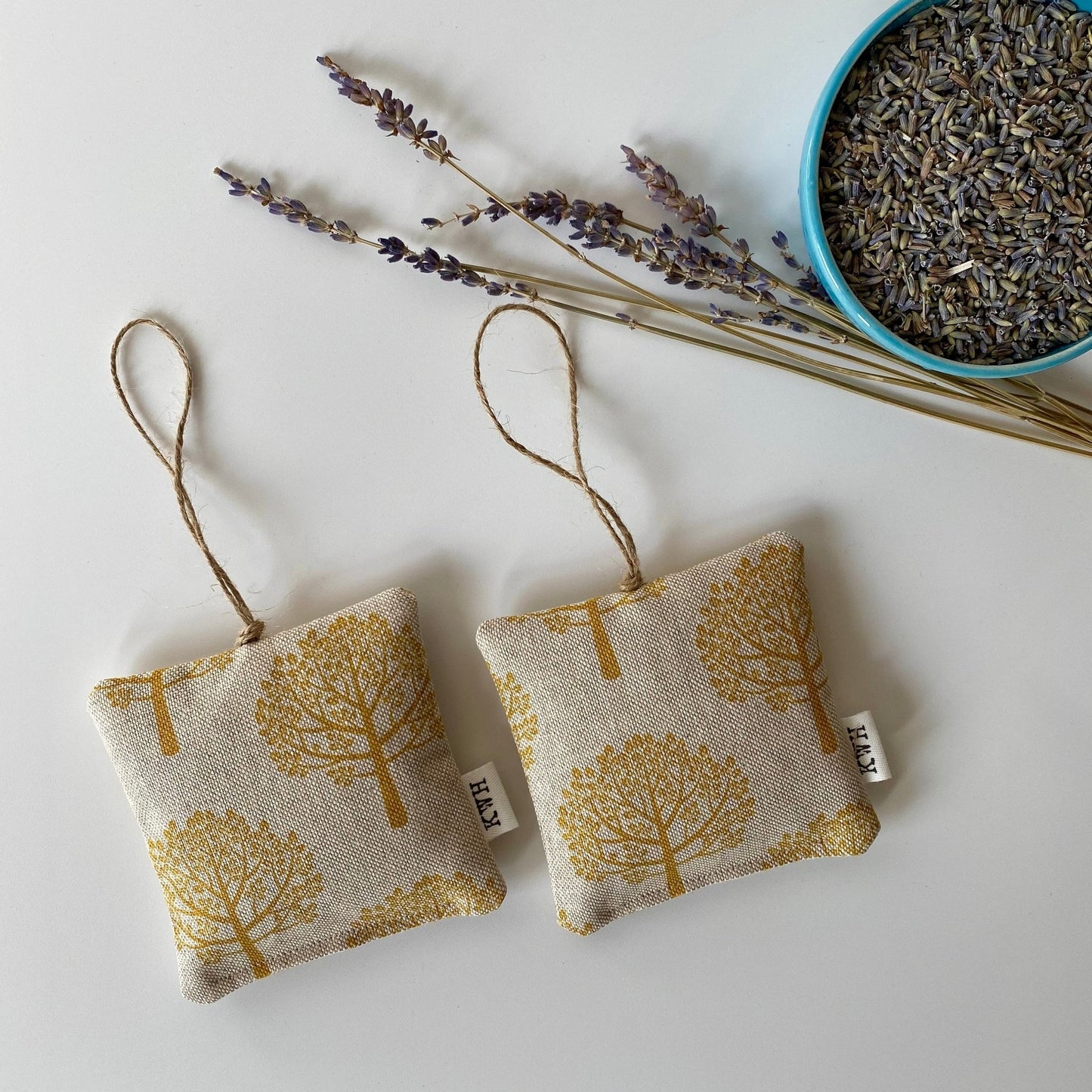 Ochre Mulberry Lavender Bags in Gift Box (2 Pk) - katywebsterhomeware