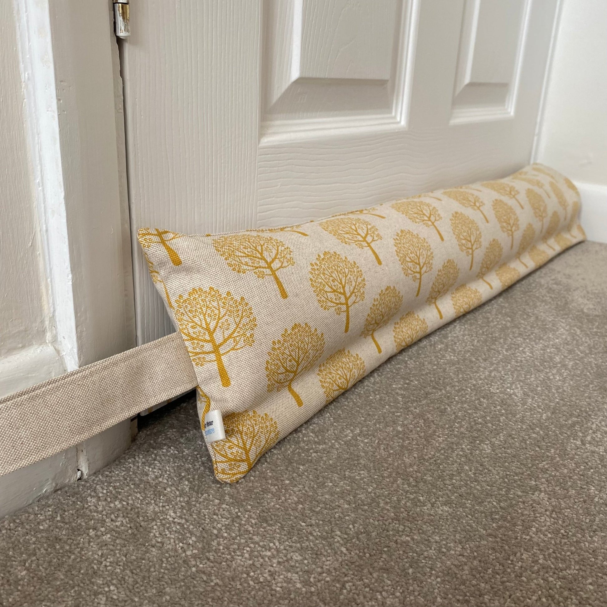 Ochre Mulberry Weighted Draught Excluder - katywebsterhomeware