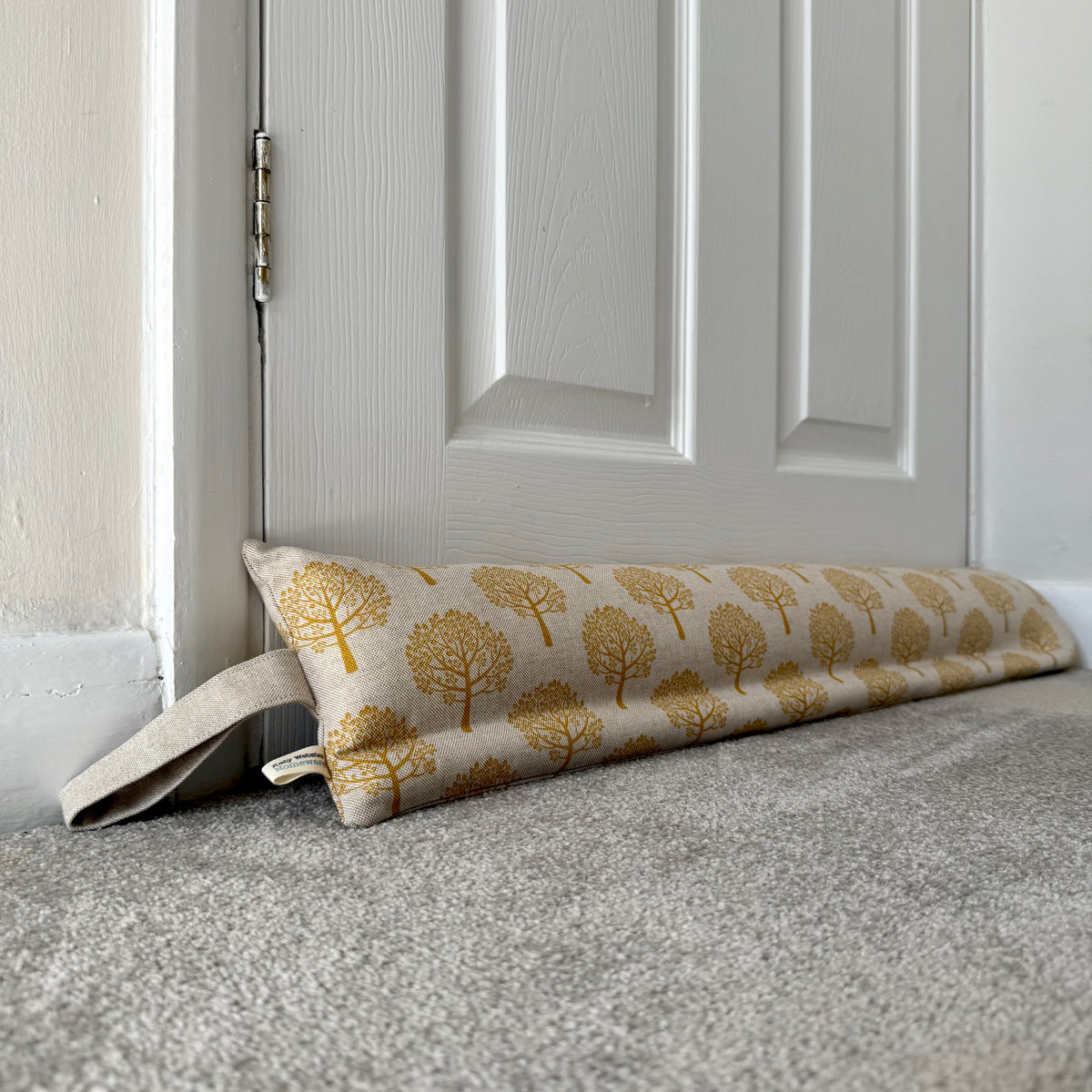 Ochre Mulberry Weighted Draught Excluder