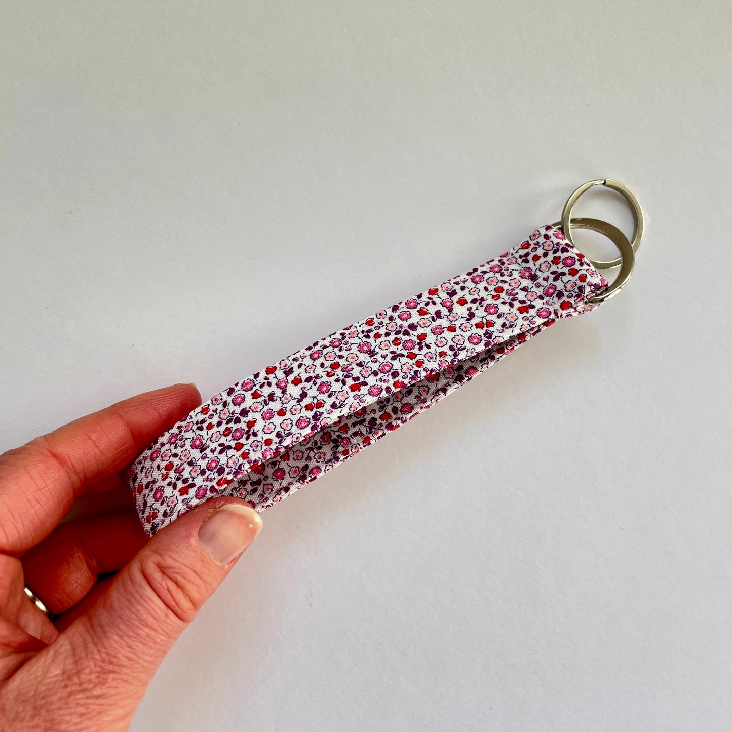 Wristlet Fabric Key Fob - Liberty Ditsy Floral