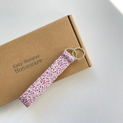 Wristlet Fabric Key Fob - Liberty Ditsy Floral