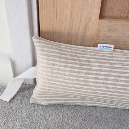 White Stripe Draught Excluder