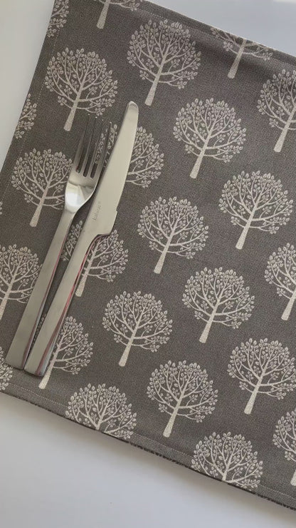 Grey Mulberry Placemats (6 Pk)
