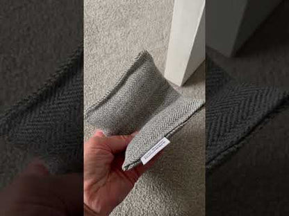 Soft Door Wedge (Grey Wool Look)
