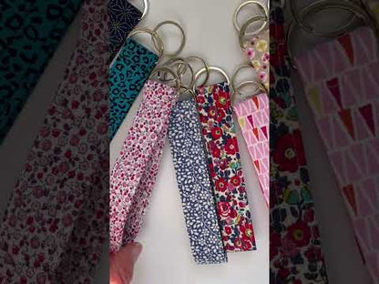 Wristlet Fabric Key Fob - Liberty Ditsy Floral