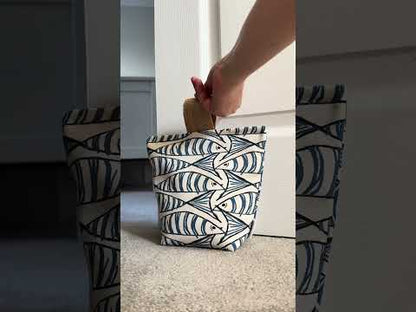 White Stripe Heavy Door Stop 2 KG