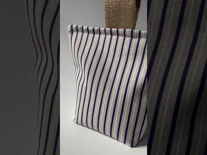 Nautical Stripe Fabric Door Stop