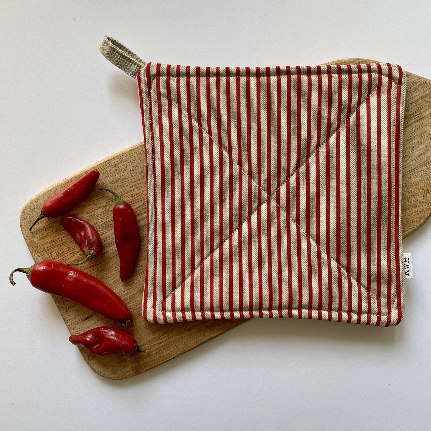 Red Linear Stem Pot Holder - katywebsterhomeware