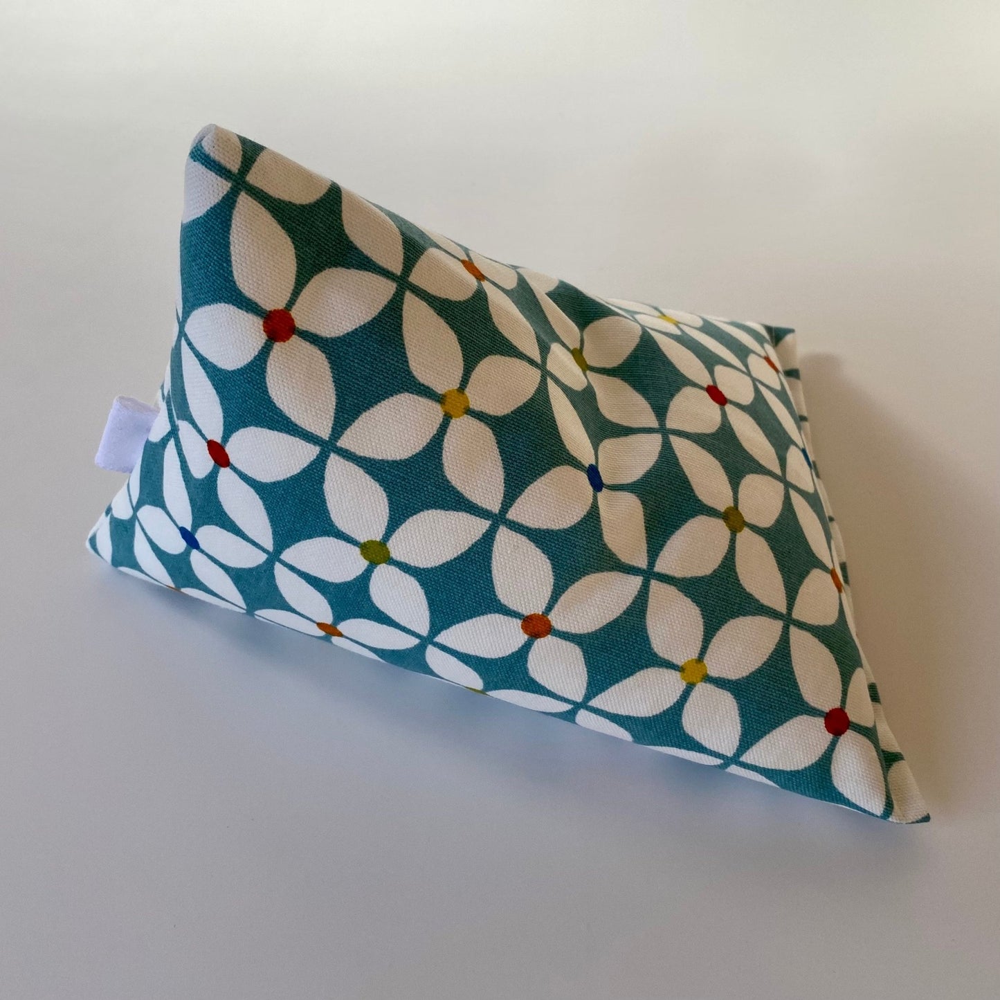 Teal Retro Bean Bag Phone Holder - katywebsterhomeware