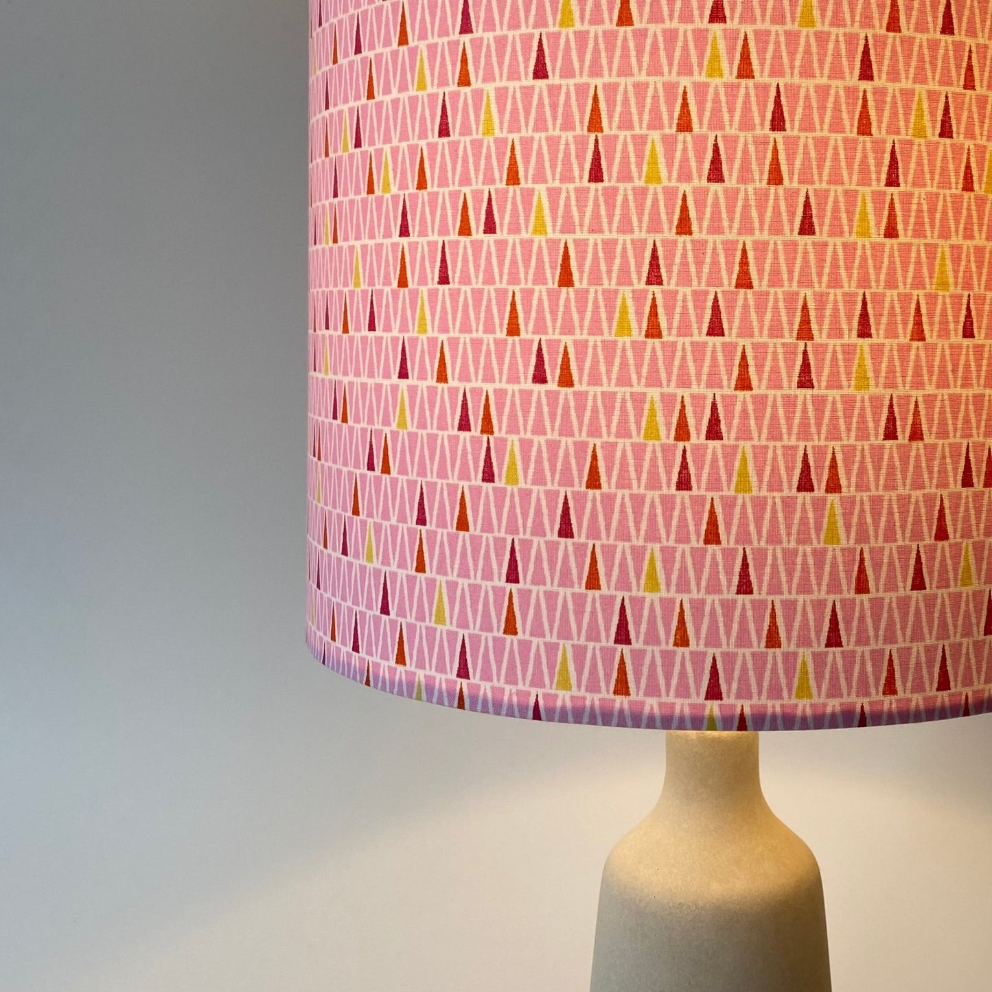 Triangle Print lampshade - 20 cm - 25 cm - 30 cm - 40cm Diameter - katywebsterhomeware