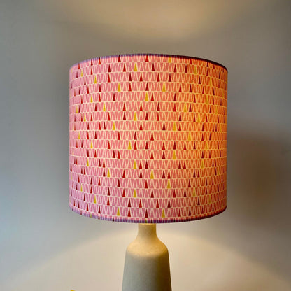 Triangle Print lampshade - 20 cm - 25 cm - 30 cm - 40cm Diameter - katywebsterhomeware