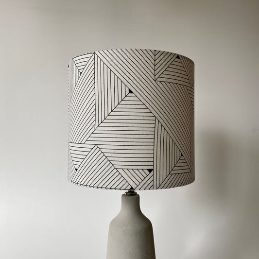 White Grid Lampshade - 20 cm - 25 cm - 30 cm - 40 cm Diameter - katywebsterhomeware