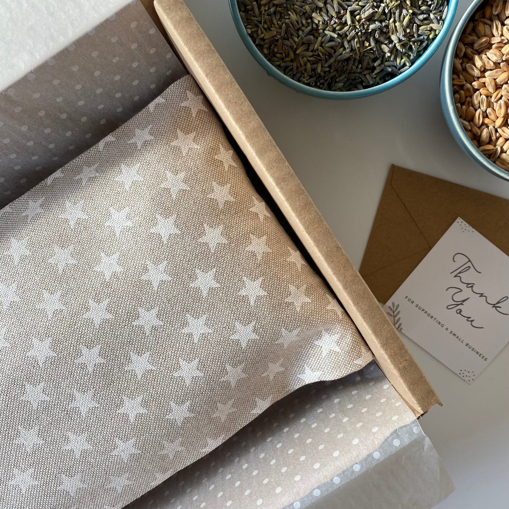 White Star Microwave Wheat Bag - katywebsterhomeware