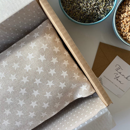 White Star Microwave Wheat Bag - katywebsterhomeware