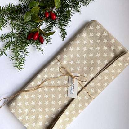 White Star Christmas Table Runner