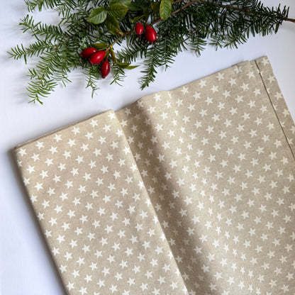 White Star Christmas Table Runner